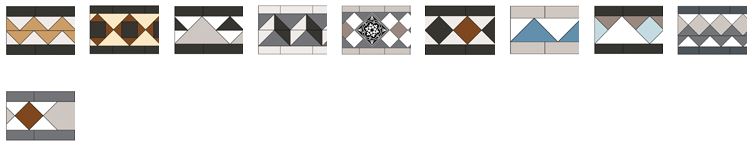 BORDERS | Tessellated Tiles | Period Tiles | Melbourne | Essendon | Sunbury | Luscombe Tiles