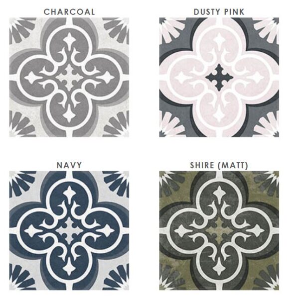 Artisan Marrakesh | Patterned Floor Tile | Melbourne | Essendon | Macedon Ranges | Sunbury | Luscombe Tiles