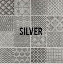 Patchwork Silver by Southern Cross Ceramics | Feature Tiles Melbourne | Luscombe Tiles