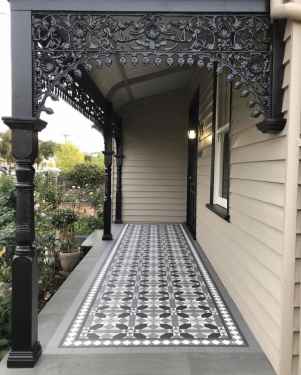Fitzroy Tessellated Pattern | Melbourne | Macedon Ranges | Luscombe Tiles