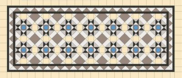 CHATSWOOD PATTERN | Tessellated Tiles | Period Tiles | Melbourne | Essendon | Sunbury | Luscombe Tiles