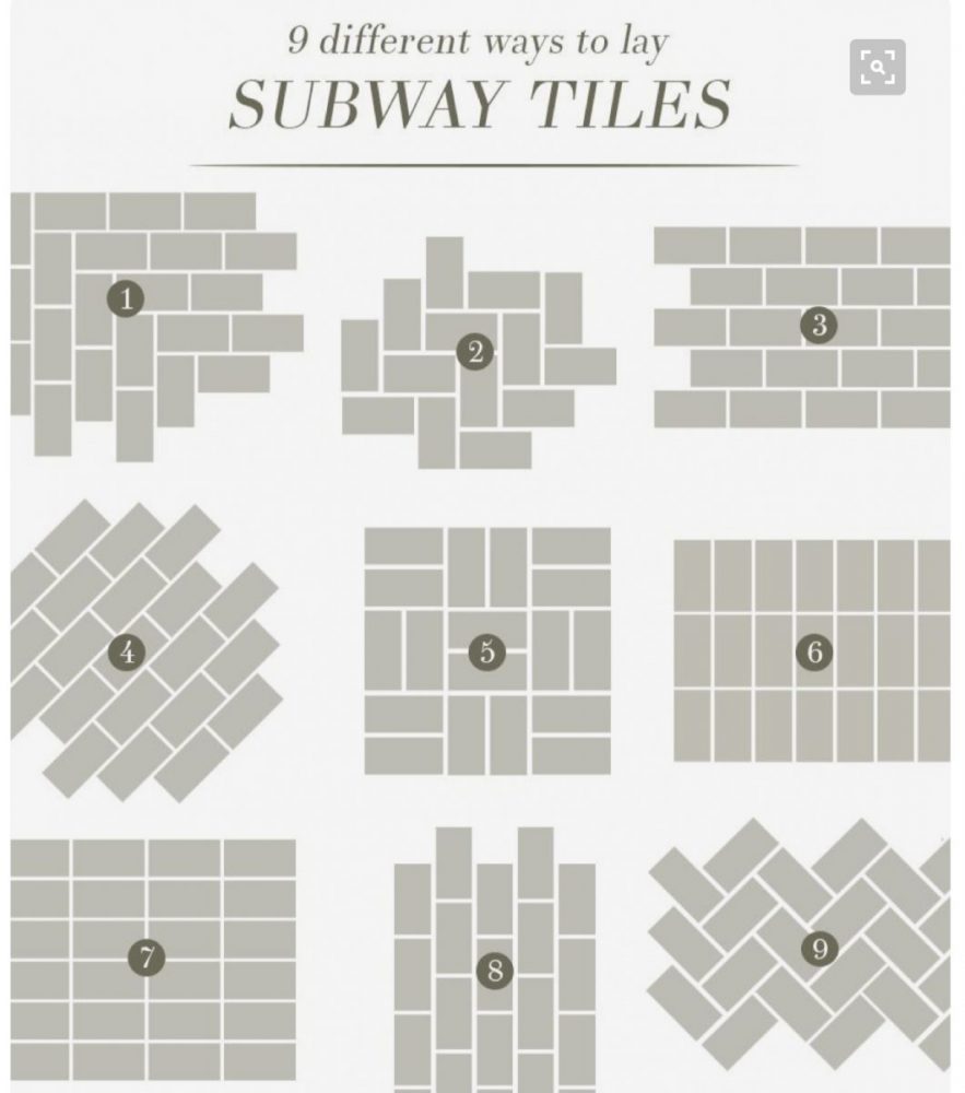 9 Ways to Lay Subway Tiles