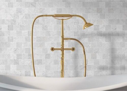 CARRARA MARBLE SQUARE (Italian) 100x100mm