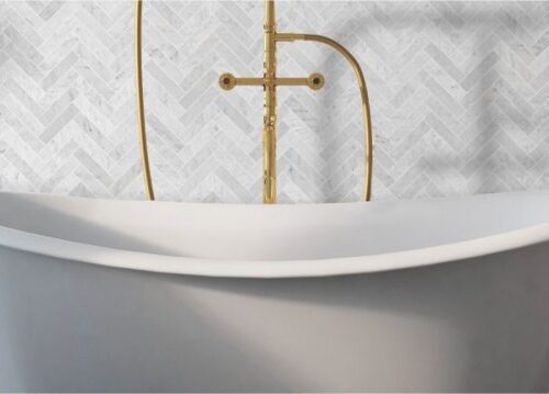 CARRARA MARBLE SKIRTING (Italian) 300x120mm