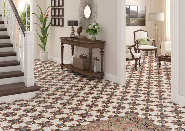 FEDERATION (SPANISH) BLAKENEY PATTERN | Floor Tiles | Melbourne | Essendon | Sunbury | Luscombe Tiles