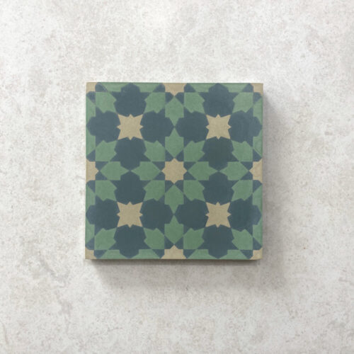 FOREST GREEN (Encaustic Tile)