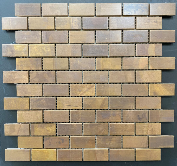 COPPER STANDARD RECTANGLE MOSAIC