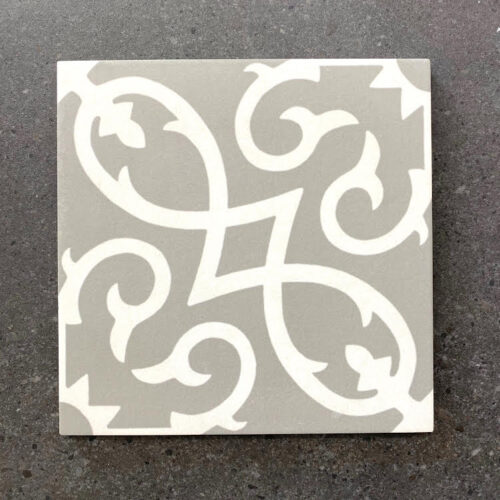 CONTRASTI FLORAL GRIGIO (Italian)