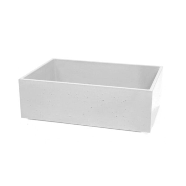 Rectangle Concrete Vessel Basin | Sunbury | Macedon Ranges | Melbourne | Luscombe Tiles