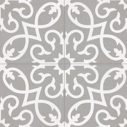 CONTRASTI FLORAL GRIGIO (Italian)
