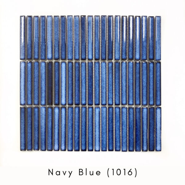 Finger Mosaic Tiles | Navy Blue | Feature Tiles | Essendon | Sunbury | Luscombe Tiles