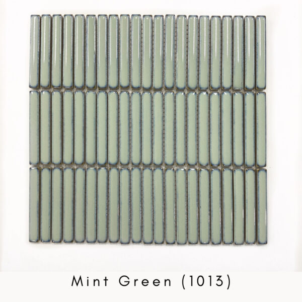 Finger Mosaic Tiles | Mint Green | Feature Tiles | Essendon | Sunbury | Luscombe Tiles