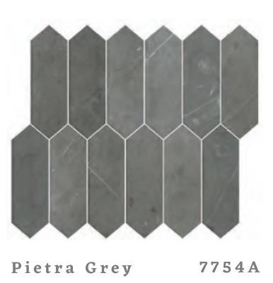 Decorative Stone Polygon Pietra Grey Marble Mosaics | Marble Mosaics | Bathroom | Kitchen | Feature Tile | Melbourne | Essendon | Sunbury | Luscombe Tiles