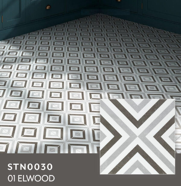 Day & Night ELWOOD | Patterned Floor Tile | Floor Tile | Melbourne | Essendon | Macedon Ranges | Sunbury | Luscombe Tiles