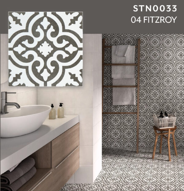 Day & Night FITZROY | Patterned Floor Tile | Melbourne | Essendon | Macedon Ranges | Sunbury | Luscombe Tiles