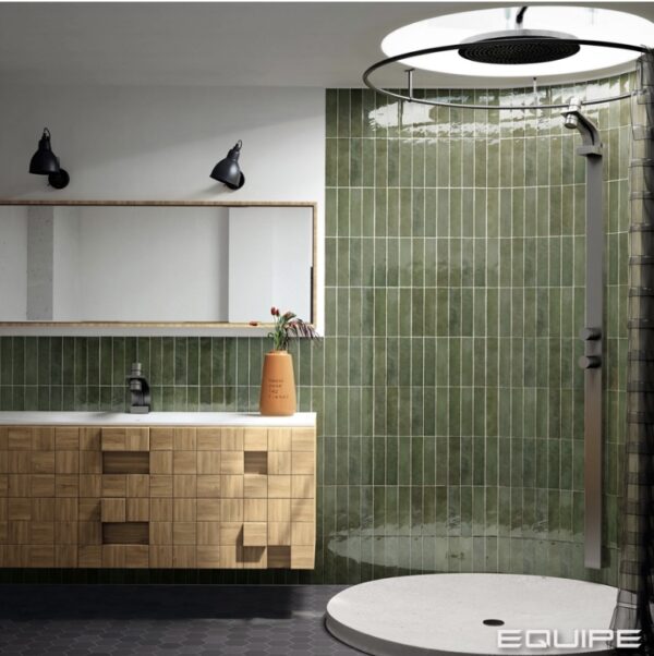TRIBECA SAGE GREEN Subway (Spanish) - Luscombe Tiles
