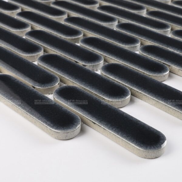 Bounty Oval Navy Mosaic | Kitchen Tile | Luscombe Tiles | Essendon & Sunbury