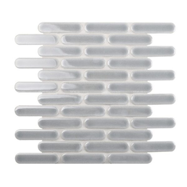 Bounty Oval Light Grey Mosaic | Kitchen Tile | Luscombe Tiles | Essendon & Sunbury