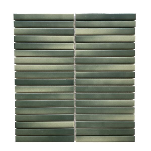 Ombre Finger Green Mosaic | Kitchen Tile | Luscombe Tiles | Essendon & Sunbury