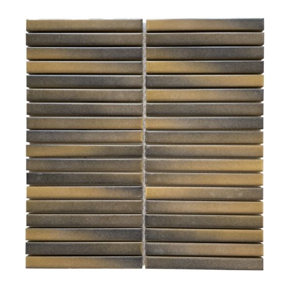 Ombre Finger Bronze Mosaic | Kitchen Tile | Luscombe Tiles | Essendon & Sunbury