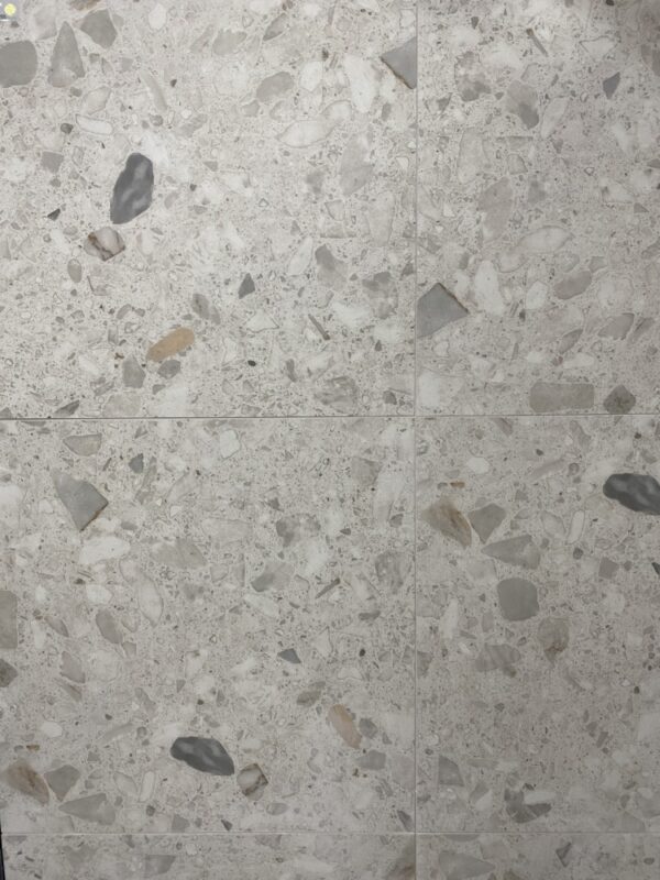Alpine Terrazzo Porcelain Tile | Floor Tile | Bathroom | Living Room | Outdoors | Luscombe Tiles | Sunbury & Essendon