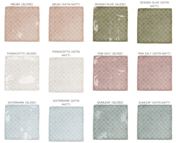 Silhoutte Incise Square Wall Tile | Feature Tile | Melbourne | Macedon Ranges | Sunbury | Luscombe Tiles