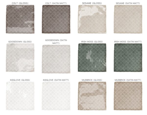 Silhoutte Incise Square Wall Tile | Feature Tile | Melbourne | Macedon Ranges | Sunbury | Luscombe Tiles