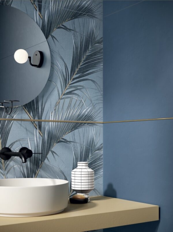 Botanical Palm | Feature Wall Tile | Melbourne | Macedon Ranges | Sunbury | Luscombe Tiles