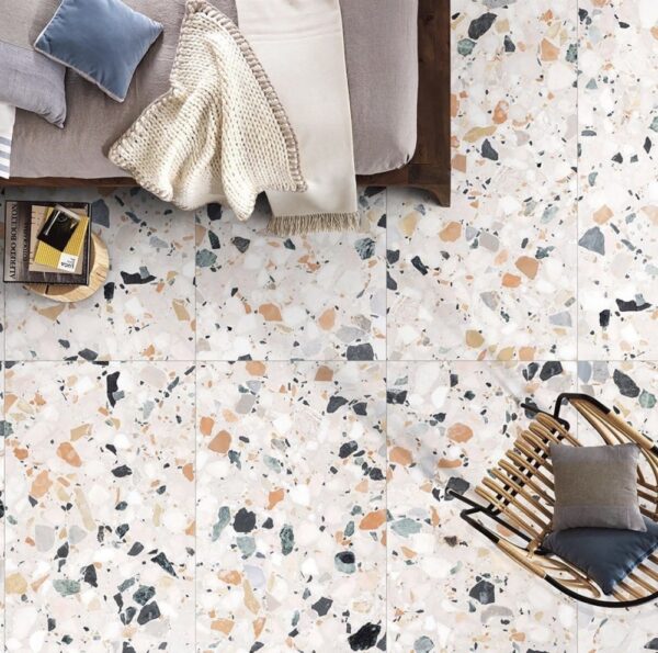 Diana Floor Tiles | Terrazzo Look Tiles | Melbourne | Macedon Ranges | Sunbury | Luscombe Tiles