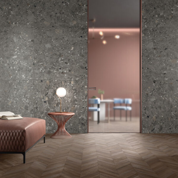 Ceppo Terrazzo Porcelain | Floor Tile | Ivory | Macedon Ranges | Melbourne | Luscombe Tiles