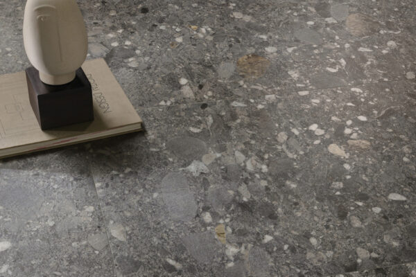 Ceppo Terrazzo Porcelain | Floor Tile | Ivory | Macedon Ranges | Melbourne | Luscombe Tiles