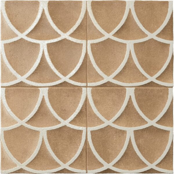 Terracreta Scallop Chamotte | Feature Tile | Splashback | Macedon Ranges | Sunbury | Melbourne | Luscombe Tiles