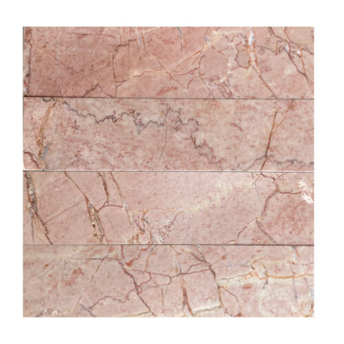 ROSSO CREMA (Pink) LONG HONED Marble Subway