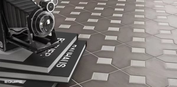 Kasbah Mud | Patterned Floor Tile | Sunbury | Melbourne | Macedon Ranges | Luscombe Tiles