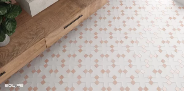 Kasbah Bone | Patterned Floor Tile | Sunbury | Melbourne | Macedon Ranges | Luscombe Tiles