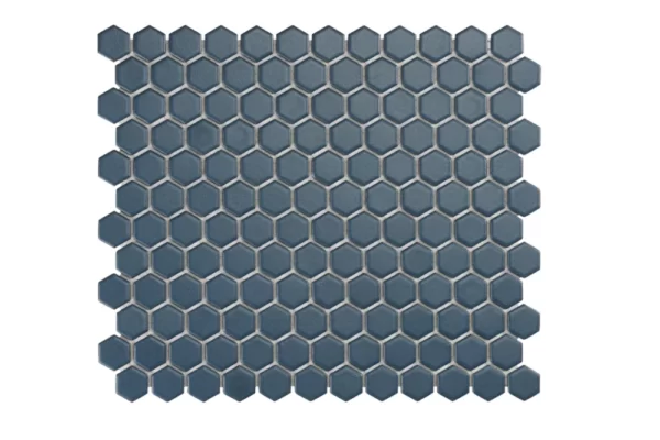 Regency Hexagon Mosaic | Floor Tile | Blue | Melbourne | Sunbury | Macedon Ranges | Luscombe Tiles
