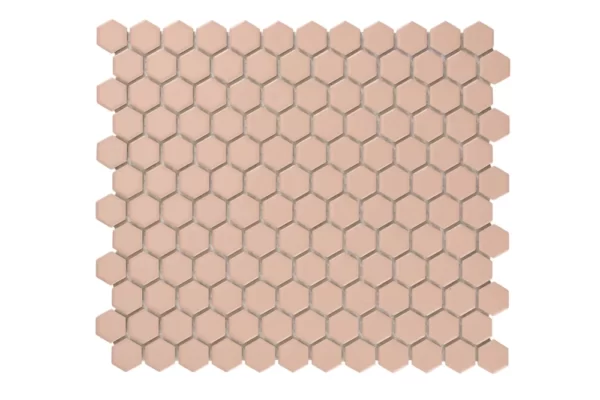 Regency Hexagon Mosaic | Floor Tile | Blush | Melbourne | Sunbury | Macedon Ranges | Luscombe Tiles