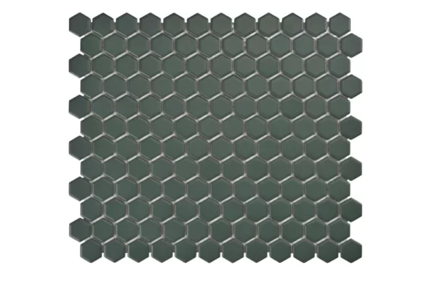 Regency Hexagon Mosaic | Floor Tile | Green | Melbourne | Sunbury | Macedon Ranges | Luscombe Tiles