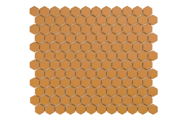 Regency Hexagon Mosaic | Floor Tile | Yellow | Melbourne | Sunbury | Macedon Ranges | Luscombe Tiles
