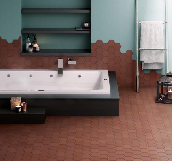 Kromatika Clay Hexagon Tile | Feature Tile | Melbourne | Sunbury | Macedon Ranges | Luscombe Tiles