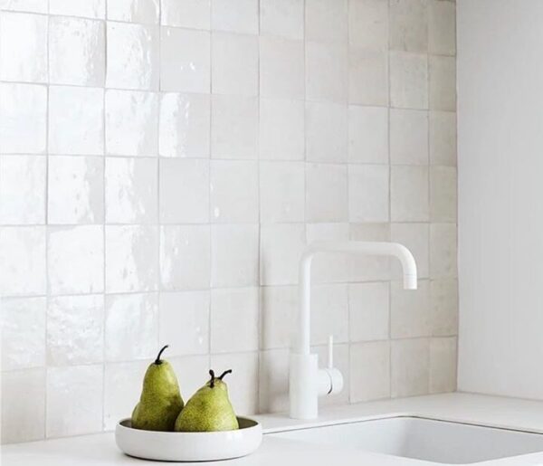Zellige Warm White Handmade Tile | Wall Tile | Moroccan Tile | Melbourne | Sunbury | Macedon Ranges | Luscombe Tiles
