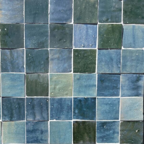 Zellige Denim Handmade Tile | Wall Tile | Moroccan Tile | Melbourne | Sunbury | Macedon Ranges | Luscombe Tiles