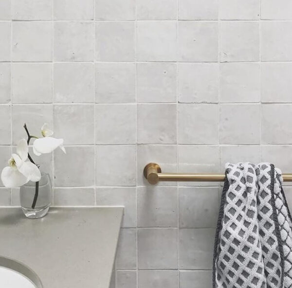 Zellige Warm White Handmade Tile | Wall Tile | Moroccan Tile | Melbourne | Sunbury | Macedon Ranges | Luscombe Tiles