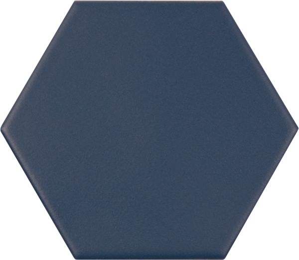 Kromatika Naval Blue Hexagon Tile | Feature Tile | Melbourne | Sunbury | Macedon Ranges | Luscombe Tiles