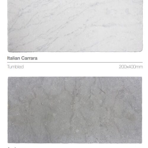 TUMBLED MARBLE – ITALIAN CARRARA & ANDORRA Tile