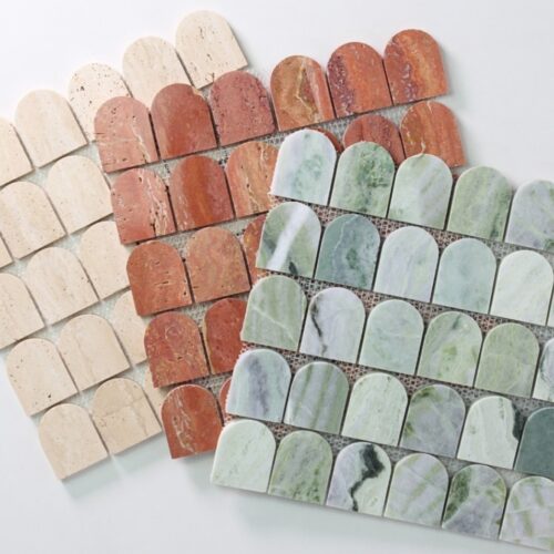 ARCO ROSSO ARCH Marble Mosaic