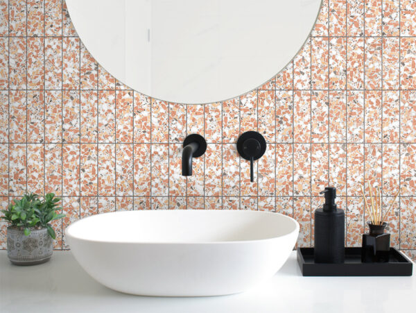 Terrina Brick Terrazzo Look | Wall Tile | Melbourne | Sunbury | Macedon Ranges | Luscombe Tiles