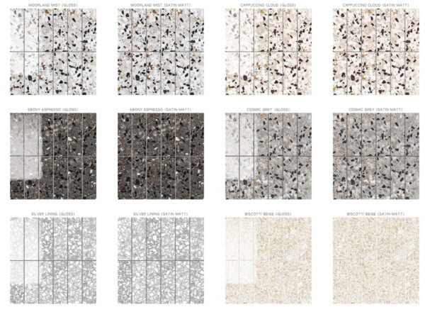 Terrina Brick Terrazzo Look | Wall Tile | Melbourne | Sunbury | Macedon Ranges | Luscombe Tiles