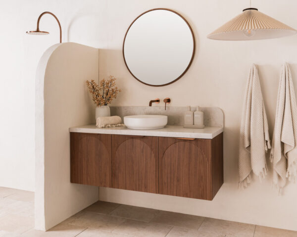 Archie All-Door 1350 Florentine Walnut Vanity | Melbourne | Sunbury | Macedon Ranges | Luscombe Tiles