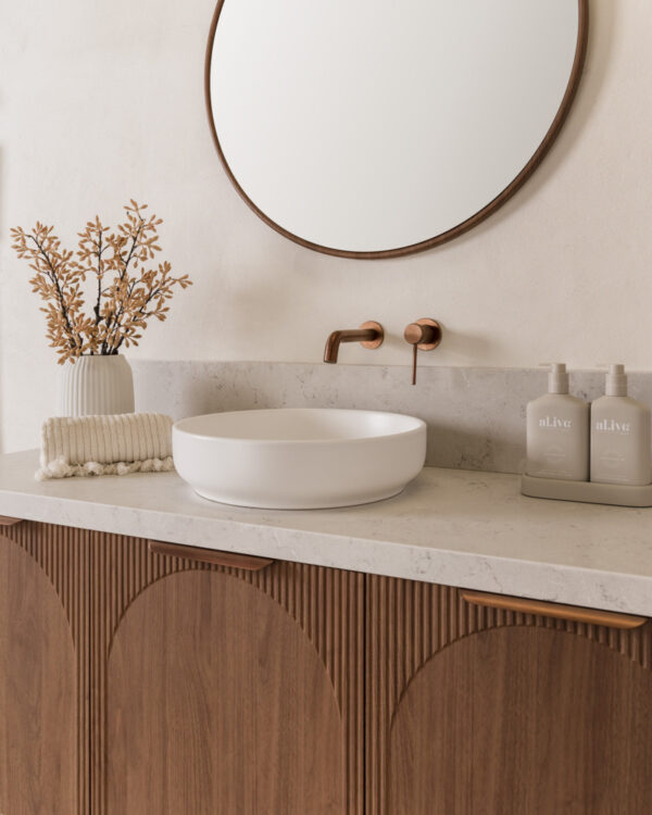 Archie All-Door 1350 Florentine Walnut Vanity | Melbourne | Sunbury | Macedon Ranges | Luscombe Tiles